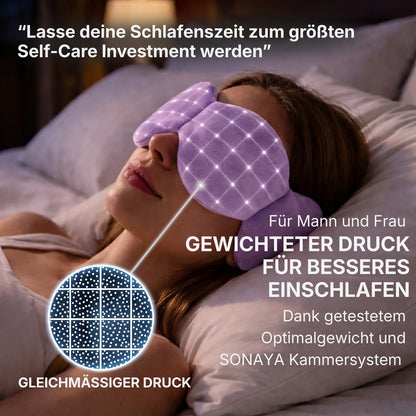 Sonaya Einschlafmaske mit sanftem Gewicht