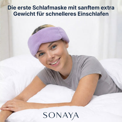Sonaya Einschlafmaske mit sanftem Gewicht